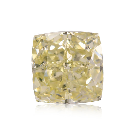 Diamante 1.10 carati Cushion Fancy Light Brownish Greenish Yellow VS1 GIA