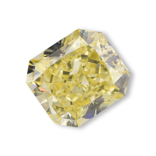 1,46 Karat Fancy Yellow Radiant Diamant VS2 GIA
