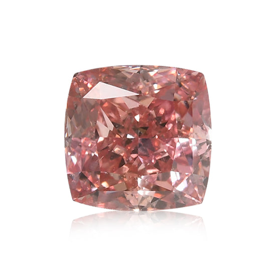 0.60 Carat Fancy Intense Pink Cushion Diamond VS2 GIA