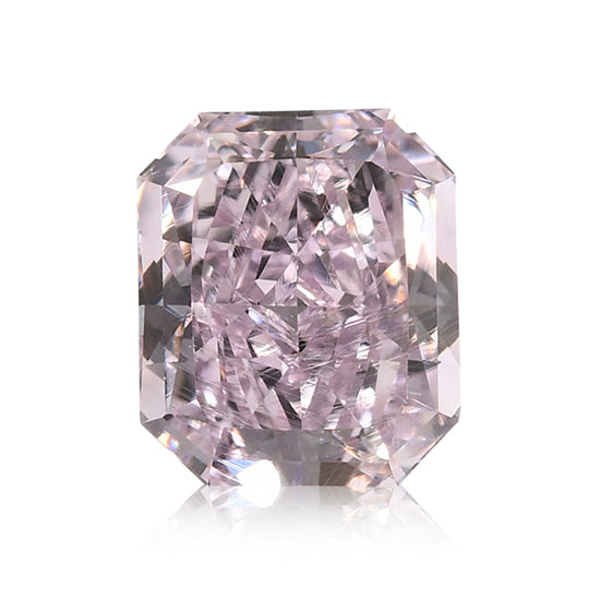 0,72 Karat Fancy Purple Pink Radiant Diamant VS2 GIA