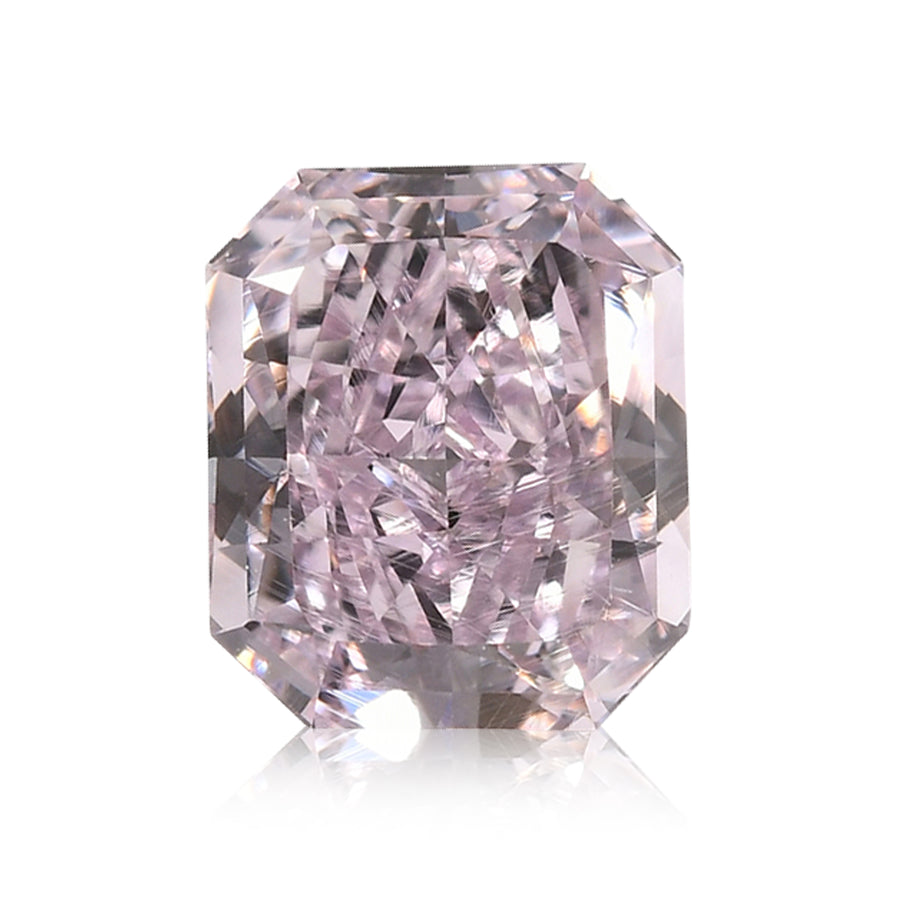 0,72 Karat Fancy Purple Pink Radiant Diamant VS2 GIA