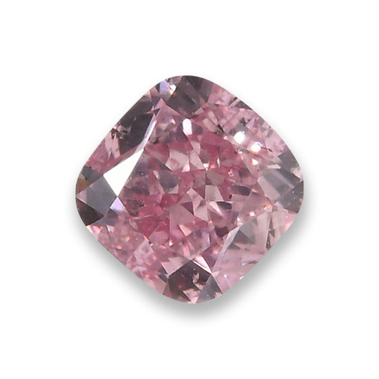 0.31 Carat Fancy Intense Purplish Pink Cushion Diamond SI1 GIA