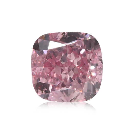 0.31 Carat Fancy Intense Purplish Pink Cushion Diamond SI1 GIA