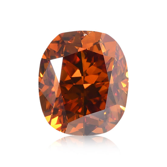 Diamante cuscino Fancy Deep Yellowish Orange da 1,08 carati SI1 GIA