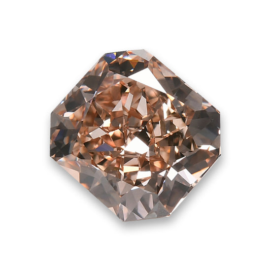 2.01 Carat Fancy Orange Brown Radiant Diamond (VS1) GIA