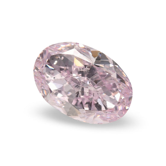 1.02 Carat Fancy Pink Purple Oval Diamond SI2 GIA