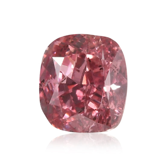 Diamante Cushion Fancy Intense Pink da 0,26 carati SI2 GIA