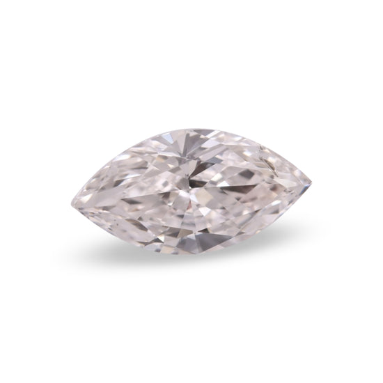 0.55 Carat Faint Pinkish Brown Marquise Diamond SI2 GIA