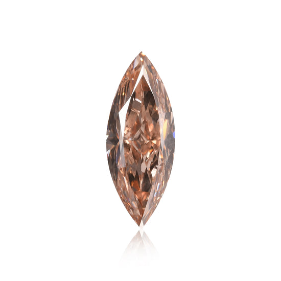 1,03 Karat Fancy Orange Brown Marquise Diamant VS2 GIA