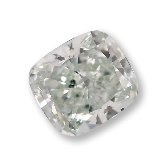 0.22 Carat Fancy Light Green Cushion Diamond SI2 GIA