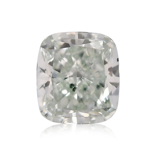 Diamante a cuscino, 0,22 carati, Fancy Light Green, SI2, GIA