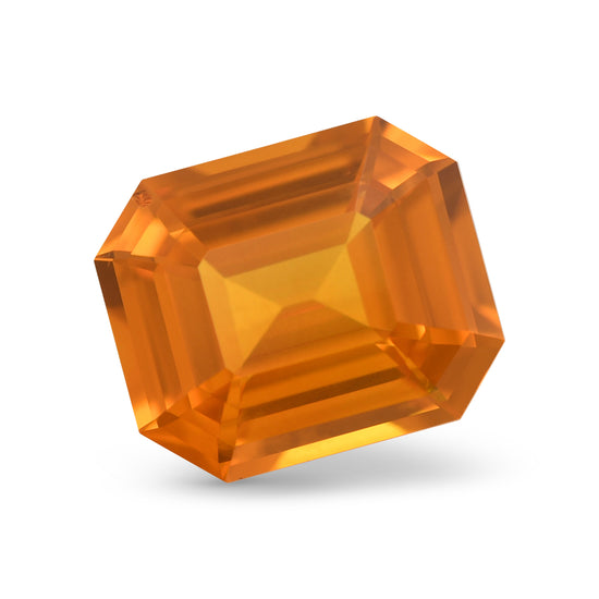 6.06 Carat Orange SRI LANKAN Emerald Sapphire GIA