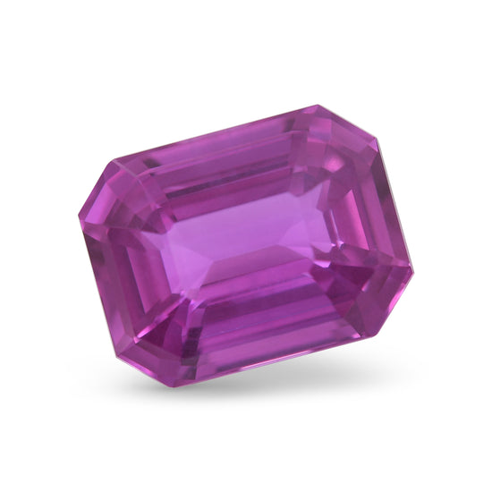 6.08 Carat Pink MADAGASCAR Emerald Sapphire GIA