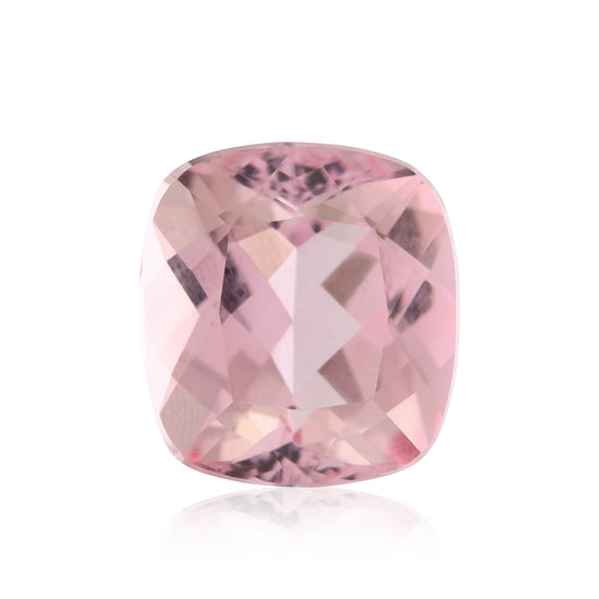 6.68 Carat Pink Cushion Morganite