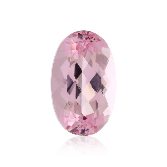 6.99 Carat Pink Oval Morganite