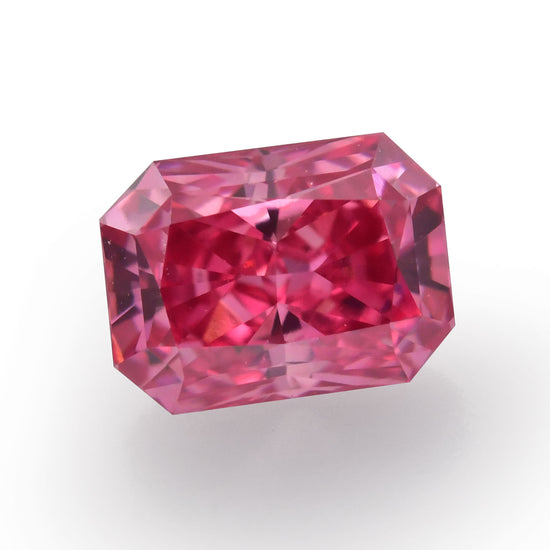 0.33 Carat Fancy Vivid Pink Radiant Argyle Diamond VS1 GIA