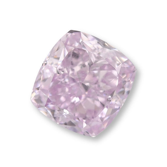 0.70 Carat Fancy Pinkish Purple Cushion Diamond SI2 GIA