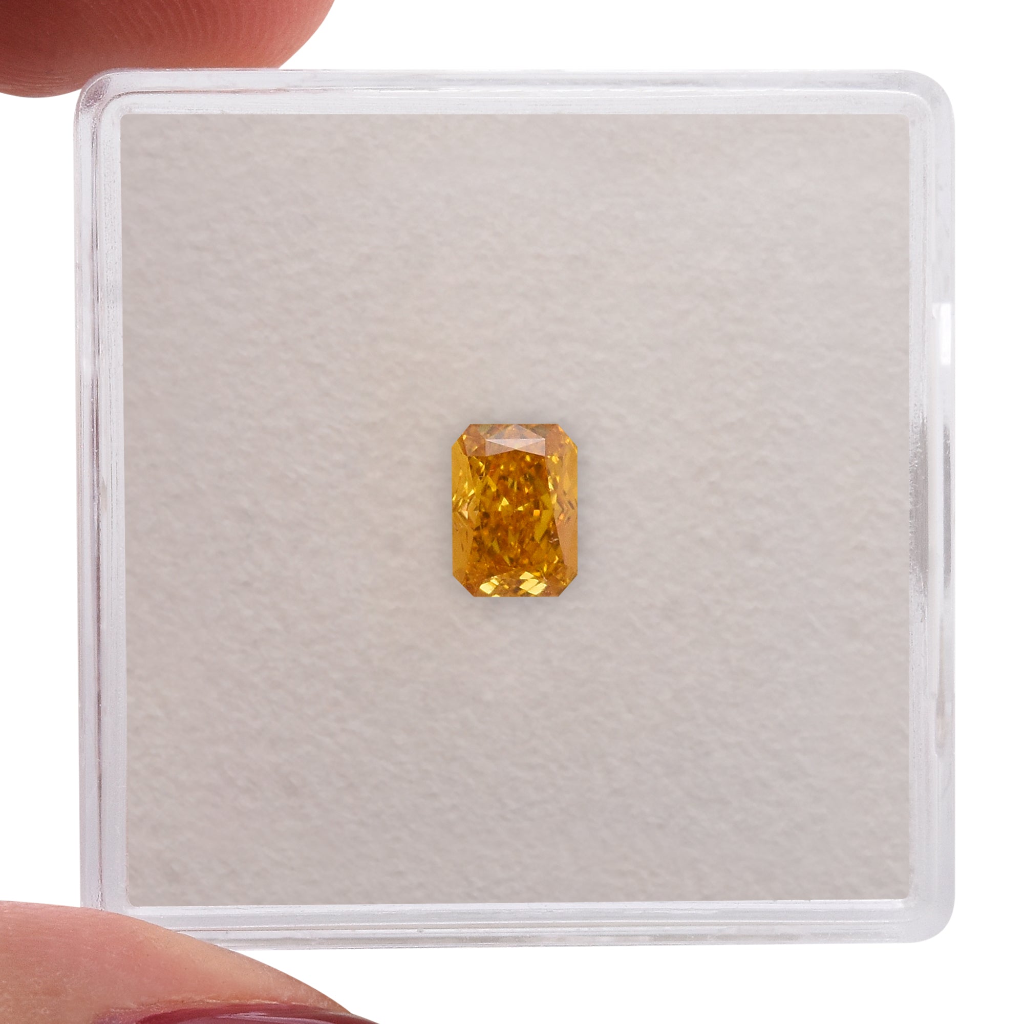 キンセール価格fancy brownish yellow orange 0.59 Carat Fancy Vivid Yellow Orange Radiant Diamond VS1 GIA | LEIBISH