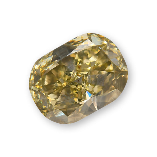 1,05 Karat Fancy Gray Greenish Yellow Kissenschliff Diamant (SI1) GIA