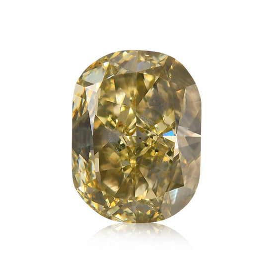 1,05 Karat Fancy Gray Greenish Yellow Kissenschliff Diamant (SI1) GIA