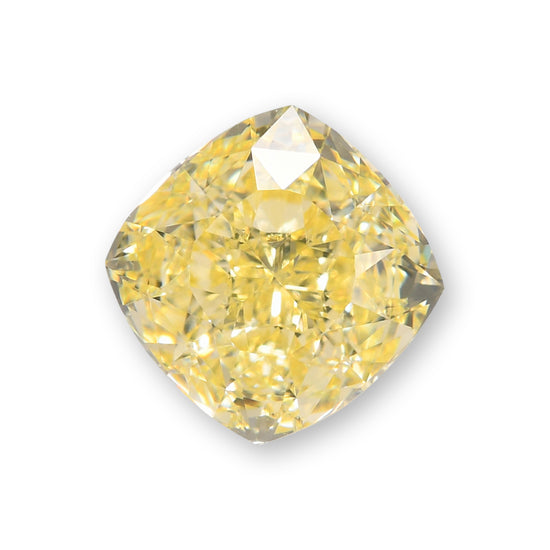 1,52 Karat Fancy Yellow Cushion Diamant VS2 GIA