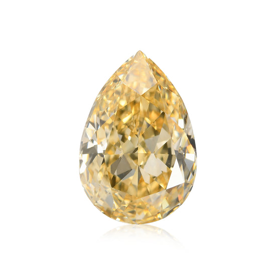 1,54 Karat Fancy Bräunlich-Gelber Tropfen Diamant VS1 GIA