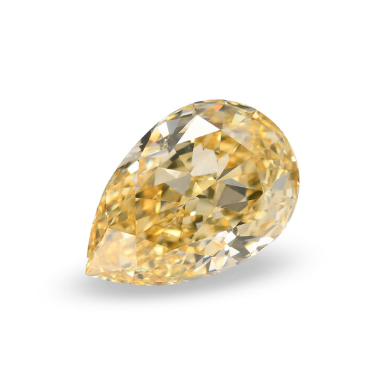 1,54 Karat Fancy Bräunlich-Gelber Tropfen Diamant VS1 GIA