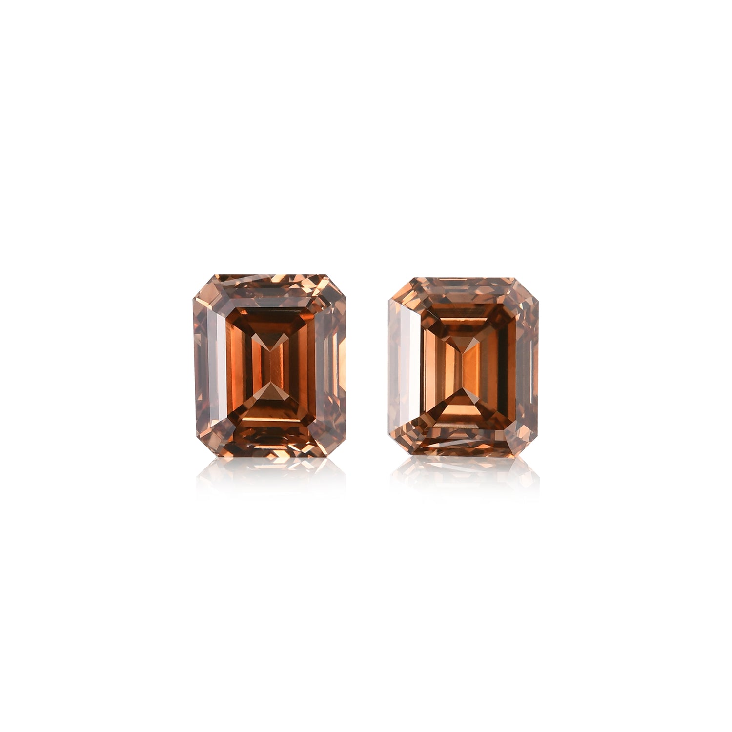 1.23 Carat Fancy Brown Emerald Diamonds (VS2)