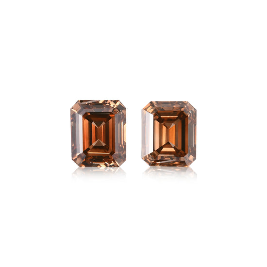 1.23 Carat Fancy Brown Emerald Diamonds (VS2)