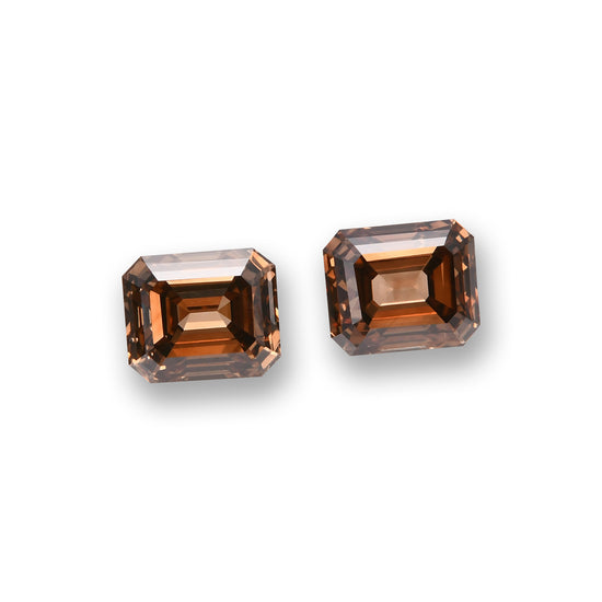 1.00 Carat Fancy Brown Emerald Diamonds (VS2)