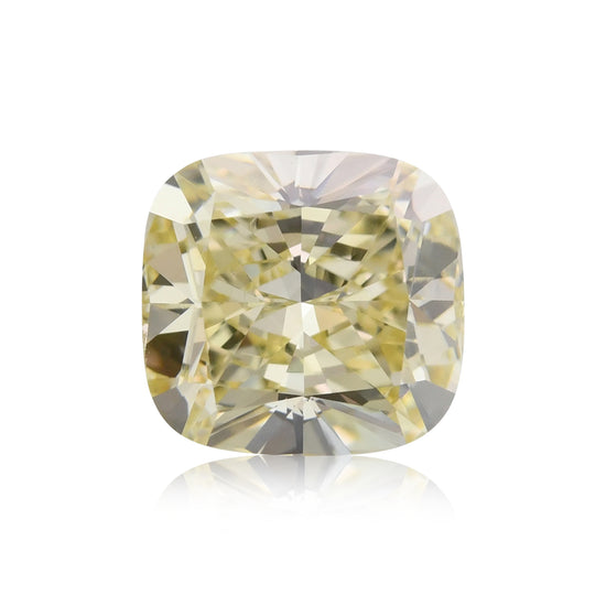 2.20 Karat Hellgelber Kissen-Diamant VS1 GIA