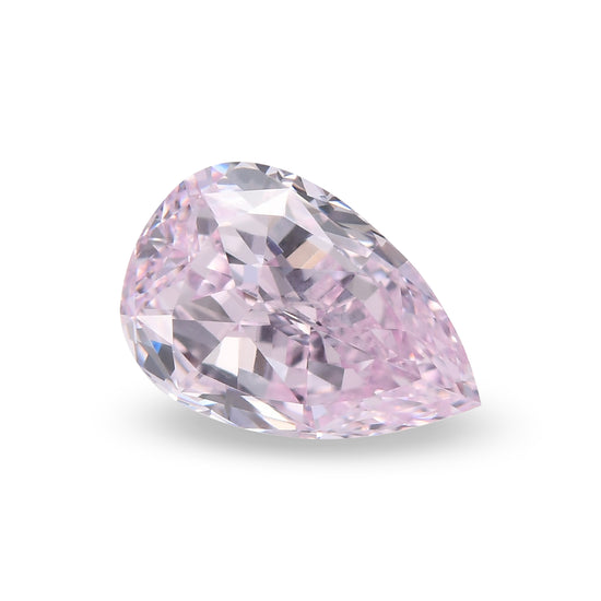 0.51 Carat Fancy Purple Pink Pear Diamond VS1 GIA