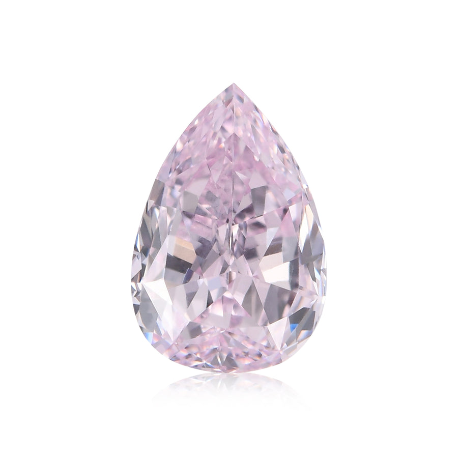 0.51 Carat Fancy Purple Pink Pear Diamond VS1 GIA
