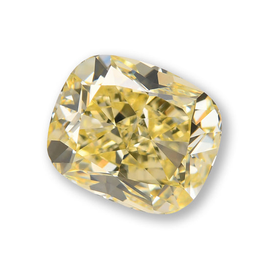 Diamante cuscino Fancy Yellow da 1,33 carati VS2 GIA