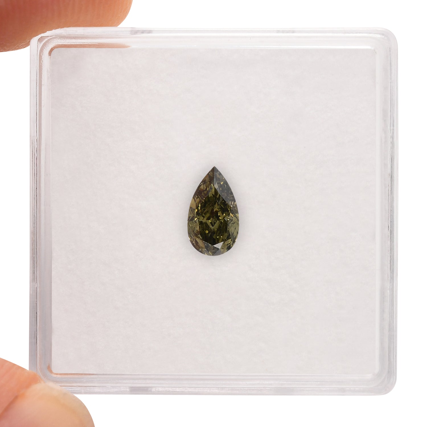 0.50 Carat Chameleon Pear Diamond VS1 GIA