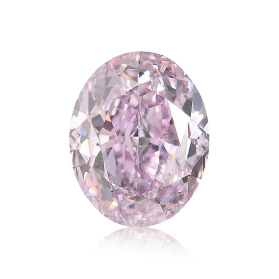 Diamante Ovale Rosa-Violetto Fantasia da 0,42 Carati VS2 GIA