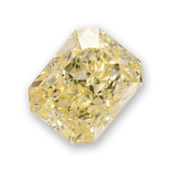 3.09 carati Fantasia Giallo Diamante Radiante IF GIA