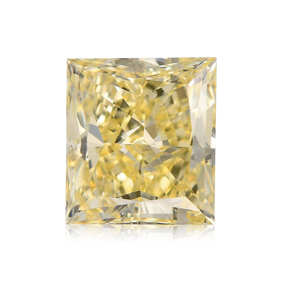 1.25 Carat Fancy Light Yellow Princess Diamond (VS1) GIA