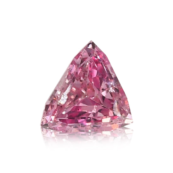 0.06 Carat Fancy Intense Purplish Pink Triangle Diamond (SI2) GIA
