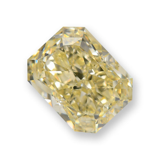 2.02 Carat Fancy Light Yellow Radiant Diamond SI1 GIA