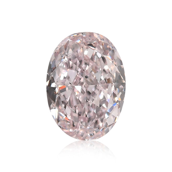 ألماسة بيضاوية Fancy Light Pink بوزن 0.40 قيراط SI1 GIA
