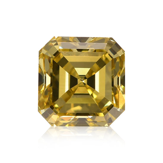 Diamante Asscher GIA Fancy Deep Yellow VVS2 da 1,01 carati