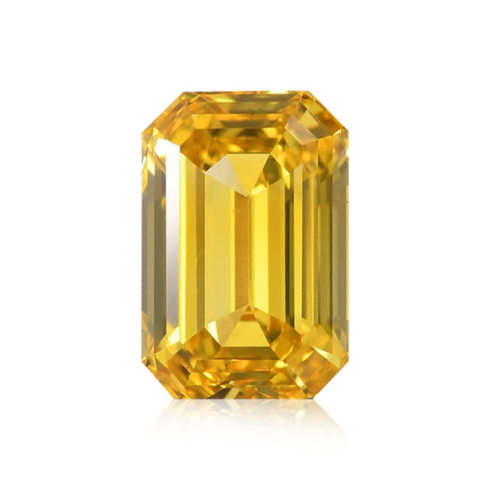 Smeraldo Fancy Vivid Giallo da 1,08 carati SI1 GIA