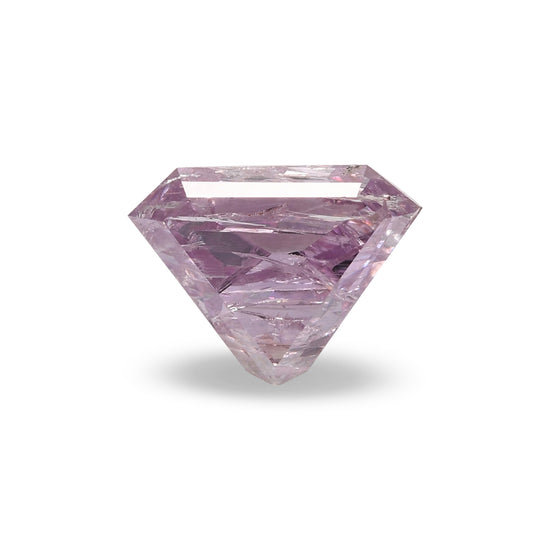 1.02 Carat Fancy Pink Purple Triangle Diamond (I1) GIA