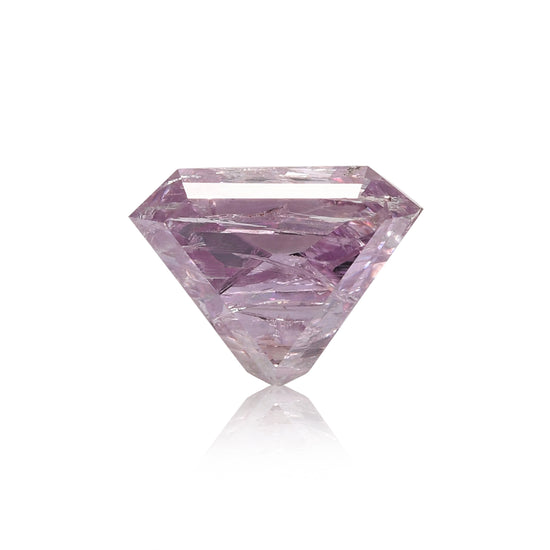 Diamante Triangolare Rosa Viola Fancy da 1,02 Carati (I1) GIA
