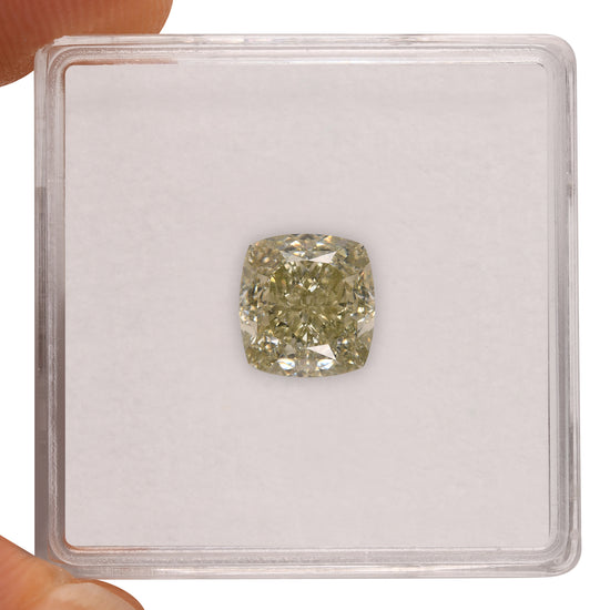 2.53 Carat Chameleon Cushion Diamond VS2 GIA