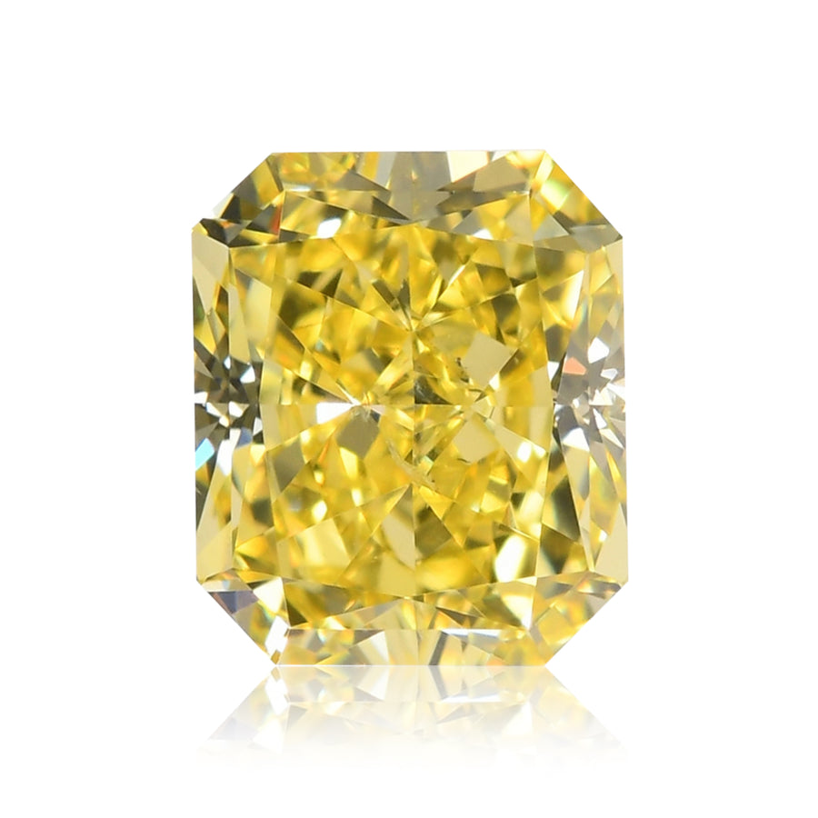 0.55 Karat Fancy Intense Yellow Radiant Diamant SI1 GIA