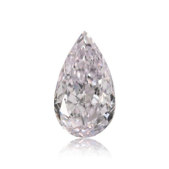 0.50 Carat Very Light Pink Pear Diamond VS2 GIA