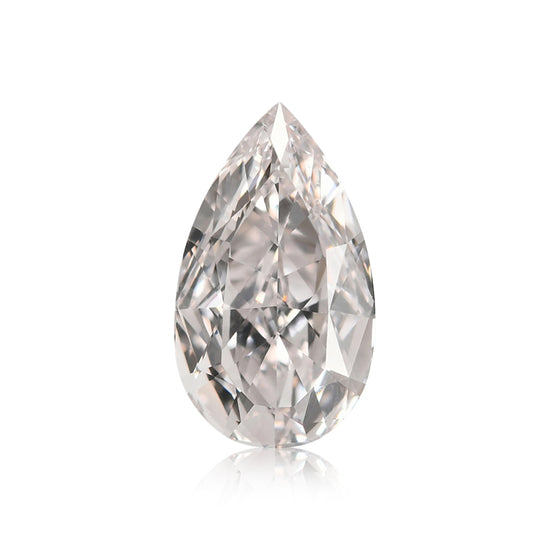 0.65 Carat Faint Pink Pear Diamond VVS1 GIA