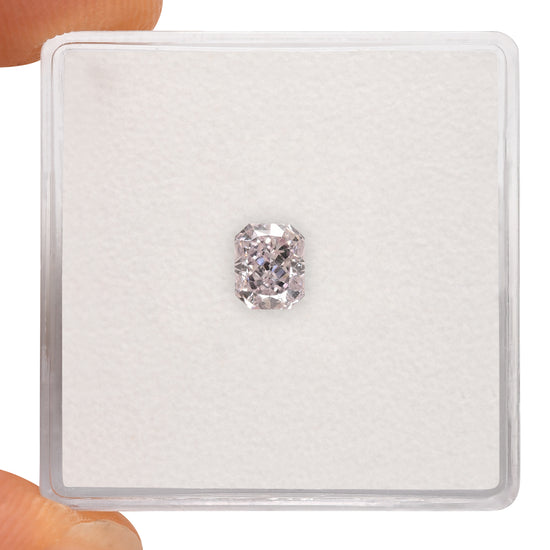 0.50 Carat Light Pink Radiant Diamond SI1 GIA